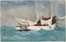 Key West, levée de l'ancre - Winslow Homer — weergave van het kunstwerk