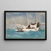 Key West, levée de l'ancre - Winslow Homer — ingelijst kunstwerk aan de muur