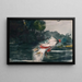 Zwart bar tableau op ware grootte - Winslow Homer — ingelijst kunstwerk aan de muur
