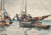 Markt scène in Nassau - Winslow Homer — weergave van het kunstwerk