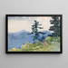 North Woods Club, Adirondacks: de onderbroken conversatie - Winslow Homer — ingelijst kunstwerk aan de muur