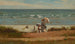 On the Beach at Marshfield - Winslow Homer — artwork view