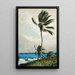 Palmboomschilderij in Nassau - Winslow Homer — ingelijst kunstwerk aan de muur
