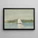 Navigeren op kalme wateren - Winslow Homer — ingelijst kunstwerk aan de muur