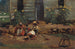 Schets van een cottageplein - Winslow Homer — weergave van het kunstwerk