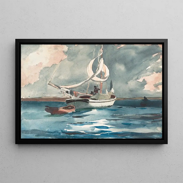 Winslow Homer - Sloop Nassau.webp