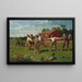 Attrape la balle - Winslow Homer — ingelijst kunstwerk aan de muur