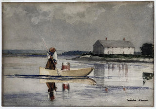 Winslow Homer - Spearing Eels.webp