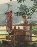 Lente - Winslow Homer — weergave van het kunstwerk