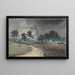 Storm bij de Bahama's - Winslow Homer — ingelijst kunstwerk aan de muur