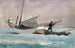 Opbergkast voor de zeilboot - Winslow Homer — weergave van het kunstwerk