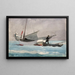 Opbergkast voor de zeilboot - Winslow Homer — ingelijst kunstwerk aan de muur