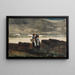 Zon en wolken schilderij - Winslow Homer — ingelijst kunstwerk aan de muur