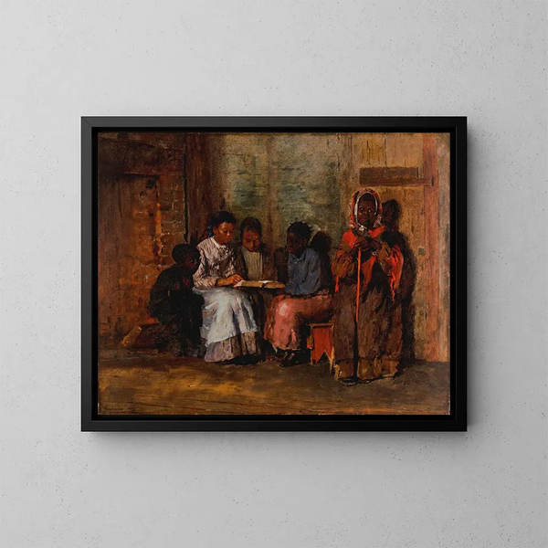 Zondagochtend in Virginia - Winslow Homer — ingelijst kunstwerk aan de muur