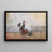 Het gevecht van hanen - Winslow Homer — ingelijst kunstwerk aan de muur