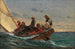 La coquette - Winslow Homer — weergave van het kunstwerk