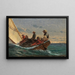 La coquette - Winslow Homer — ingelijst kunstwerk aan de muur