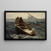 L'Waarschuwing voor mist - Winslow Homer — ingelijst kunstwerk aan de muur