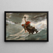 La ligne de vie - Winslow Homer — ingelijst kunstwerk aan de muur