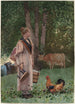 De melkmeid - Winslow Homer — weergave van het kunstwerk