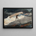 Le Portage - Winslow Homer — ingelijst kunstwerk aan de muur