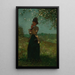 De gele jas - Winslow Homer — ingelijst kunstwerk aan de muur