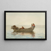 Drie jongens in een doris met krabkisten - Winslow Homer — ingelijst kunstwerk aan de muur