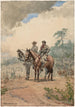Twee verkenners - Winslow Homer — weergave van het kunstwerk