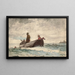Prieuré de Tynemouth, Engeland - Winslow Homer — ingelijst kunstwerk aan de muur