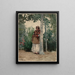 onder een palmboom - Winslow Homer — ingelijst kunstwerk aan de muur