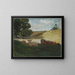 Na een warme middag - Winslow Homer — ingelijst kunstwerk aan de muur