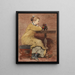 Vrouw en olifant - Winslow Homer — ingelijst kunstwerk aan de muur