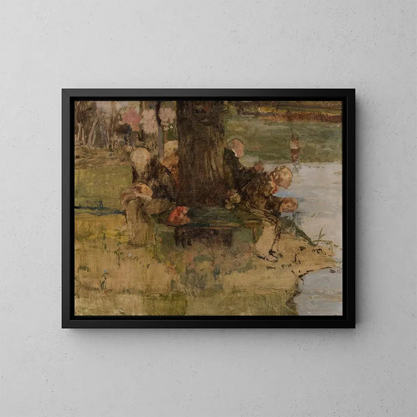 Végétation - Witold Wojtkiewicz — ingelijst kunstwerk aan de muur