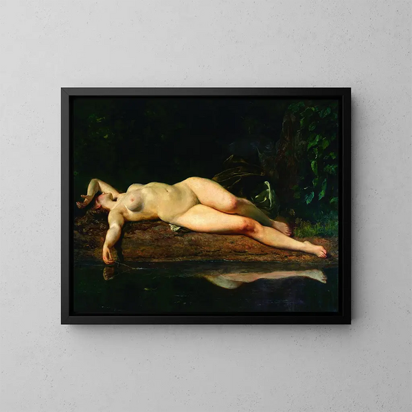 Repos - Wojciech Gerson — ingelijst kunstwerk aan de muur