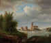 van het eilandkasteel van Trakai - Wojciech Gerson — weergave van het kunstwerk