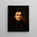 Portret van een man - Wojciech Korneli Stattler — ingelijst kunstwerk aan de muur