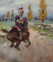 Cavalier léger en reconnaissance - Wojciech Kossak — artwork view