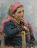 Study of a young girl Aniela Franczak - Wojciech Kossak — artwork view
