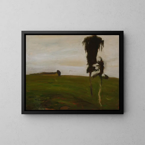 Avond - Wojciech Weiss — ingelijst kunstwerk aan de muur