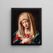 Madonna in gebed - Atelier van Giovanni Battista Salvi — ingelijst kunstwerk aan de muur