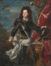 Portret van een man in harnas - Atelier van Hyacinthe Rigaud — weergave van het kunstwerk