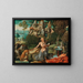 Sint-Jerome in de woestijn - Atelier van Joachim Patinir — ingelijst kunstwerk aan de muur
