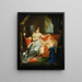L'impératrice Marie-Louise waakt over de slapende koning van Rome - Atelier van Joseph Franque — ingelijst kunstwerk aan de muur