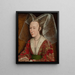 portret van Isabella van Portugal - Atelier van Rogier van der Weyden — ingelijst kunstwerk aan de muur