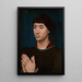 Portret van Jean Gros - Atelier van Rogier van der Weyden — ingelijst kunstwerk aan de muur
