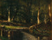 De beek in het bos - Worthington Whittredge — weergave van het kunstwerk