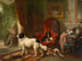 binnenkant met honden - Wouterus Verschuur — weergave van het kunstwerk