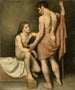 Studie academisch van een man en een vrouw - Woutherus Mol — weergave van het kunstwerk