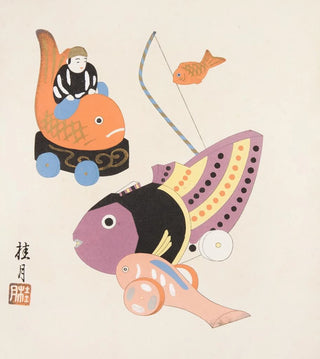 Yamashita Hakuba - Japanese Folk Toys Kydo gangu sh haru Pl08.webp