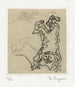 Handstand by Yo Sugano — view of the etching